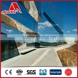 Mirror Finished Acp Perfect Faltness Reflective Building Material thumbnail-1