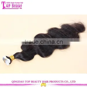 Natural Black Peruvian Hair Raw Unprocessed Virgin Large Stock Body Wave Tape Hair Extension thumbnail-2