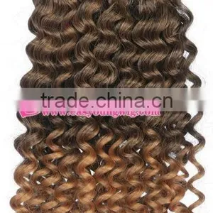 Wholesales Two Tone Synthetic Ombre Marley Hair Braid Hair Weave for Black Women thumbnail-1