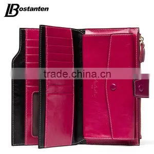 Vintage Leather Long Purse and Wallet Women Clutches Wallet Wholesale thumbnail-6