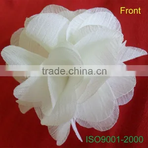 Handmade Fabric Flower (White) thumbnail-1