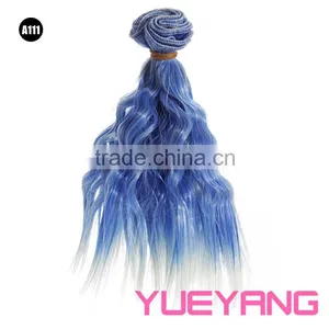 Multi-colored Kinky Straight Braiding Hair Weft thumbnail-1