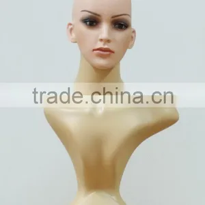 Plastic Female Head Mannequin thumbnail-1