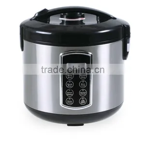 6 in 1 Stainless Steel Digital Smart Rice Cooker thumbnail-1