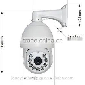 4 Inch Mini Analog High Speed Auto Tracking PTZ Dome Camera thumbnail-5