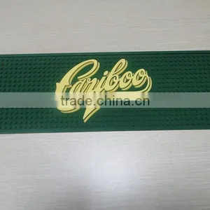 Eco-Friendly Soft Silicone PVC Logo Bar Rail Mats thumbnail-3