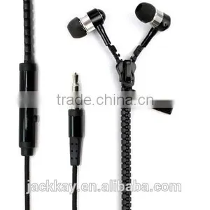 SNHALSAR Free Samples Mobile Sport Earphone, Zipper Metal Earphones thumbnail-4