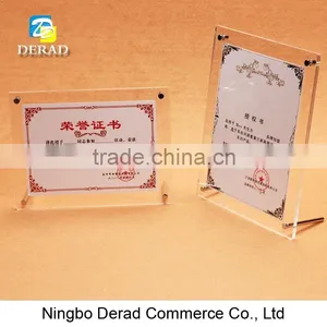 Clear Lovely Acrylic Frames Photo Frame for Cars, Hotel, Hosipital, School, Supermarket thumbnail-1