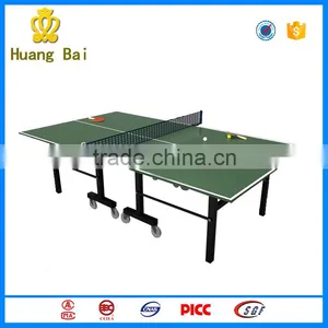 Outdoor Double Folding and Moving Table Tennis Table thumbnail-2