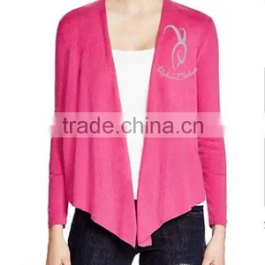 Pure Cashmere Cardigan Custom Design Cashmere Cardigan thumbnail-1