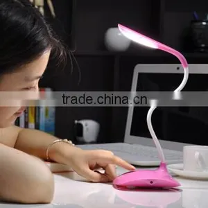 14 LED Rechargeable Dimmable Touch Sensor LED Book Reading Light Brightness Adjustable Table Lamp thumbnail-5