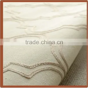 Cottonpoly Embroidery Double Curtain Fabirc thumbnail-6