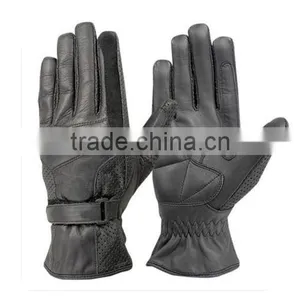 Classic Leather Motorcycle Gloves, Motorcycle Cool Gloves thumbnail-1