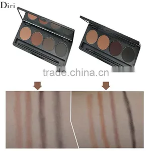 Three Color Sable Hair Single Eyebrow Brush With Palette thumbnail-4