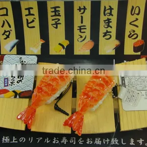 Fake Sushi Shrimp Fridge Magnet on Rice Set of Two/Yiwu Sanqi Craft Factory thumbnail-1
