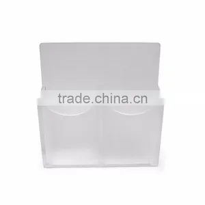 Bulk Stocked Two Hole Sides Acrylic Remote Control Phone Holders (XJJD34) thumbnail-1