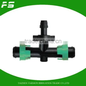 DN16 Drip Tape Offtake Tee Connector Lock Type thumbnail-1