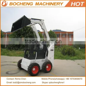 China WECAN 650KG Skid Steer Loader With 100HP Engine thumbnail-1