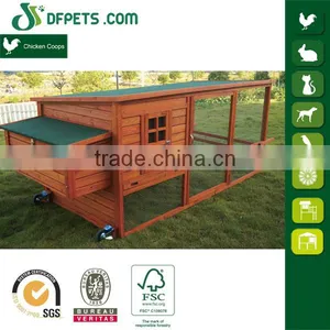 Cheap Mobile Wooden Chicken Cage thumbnail-1