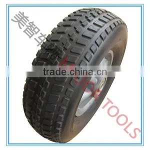 10"X3.3"semi Pneumatic Rubber Wheel thumbnail-1