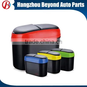 Auto Hanging Trash Can Plastic Vehicle Rubbish Bin Garbage Storage Tool thumbnail-1