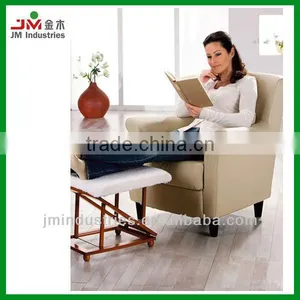 Adjustable Wooden Footstool thumbnail-4
