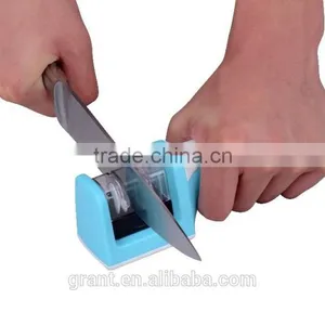 Two Stages (Diamond & Ceramic) Kitchen Knife Sharpener ,Sharpening Stone Household Knife Sharpener Kitchen Cutting Tools thumbnail-5