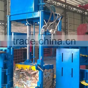 CE ISO Certification VB-100T Hydraulic Waste Plastic Baler Machine Vertical Baler thumbnail-2