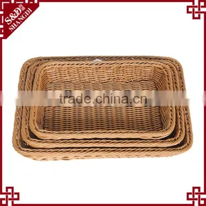 Hand Crafts Plastic Produce Basket for Fruit Decoration and Storage thumbnail-4