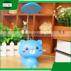 Plastic Cartoon Charging Charge Study Led Reading Desk Table Latern Lamp Light thumbnail-3