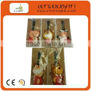 PVC Soft Rubber Reusable Luggage Tag thumbnail-1