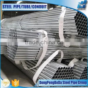 HDG ASTM A53 Type F GSM150 ERW DN100 Steel Pipe thumbnail-1