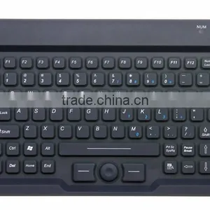 Compact Size Industrial Keyboard With Built-in Mouse USB and PS/2 Rugged and Waterproof JH-IKB85 thumbnail-1