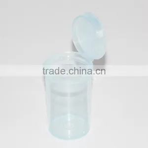 Medical Plastic Snap Cap Pill Bottles Plastic Pop Up Lid Vials thumbnail-1