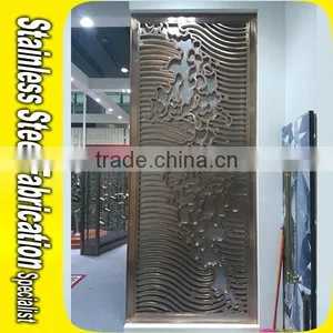 2015 Fashion Design Stainless Steel Decorative Folding Hanging Partition thumbnail-3