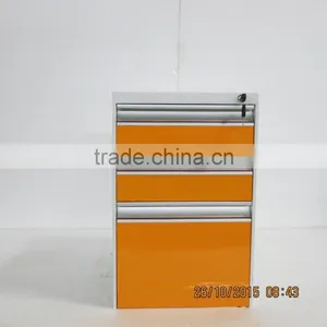 3 Drawer Metal Mobile Pedestal/movable File Cabinet thumbnail-1