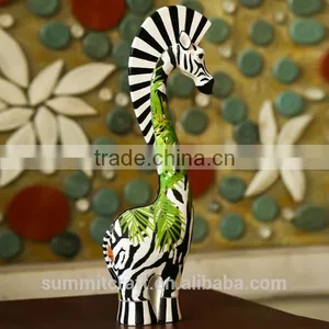 African Savannah Resin Animal Zebra Figurines African Souvenirs thumbnail-1