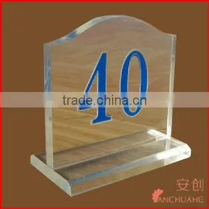 Acrylic Business Card Display With Sign Holder thumbnail-1