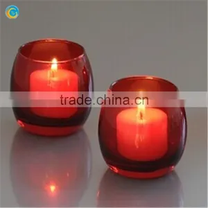 Glass Votive Candle Holders Round Egg Shape thumbnail-2