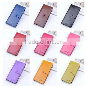 Customized Branded RFID Blocking Wax Oil Leather Women's Wallet thumbnail-5