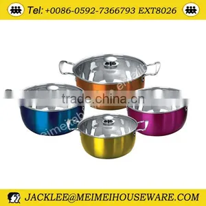 Stainless Steel Cookware Pot With Color thumbnail-1