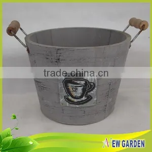 2015 Trending Hot Products Round Flower Pot Molds/Barrel Shape Flower Pot thumbnail-4