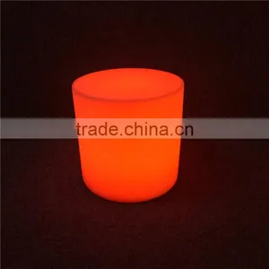Commercial Furniture Wholesale LED Bar Furniture D42*H42cm Round Bar Stools With 16 Colours Changing thumbnail-5