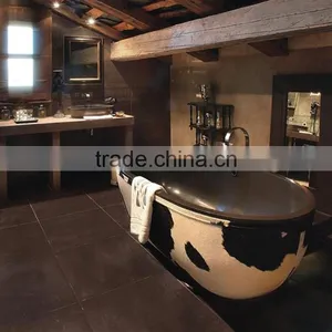 China Factory Home Decoration Wholesale Marble Marble Bathtub Black Stone thumbnail-3