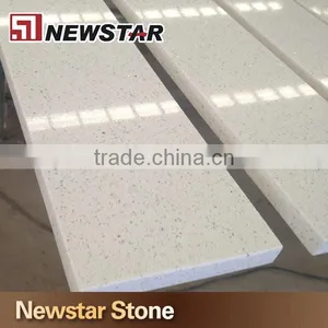 Polished Crystal White Quartz Mirror Fleck Tiles thumbnail-1