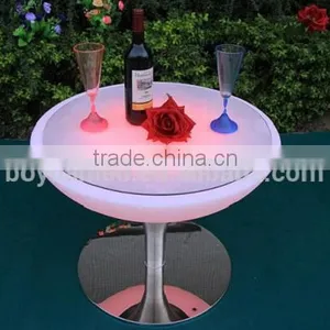 Modern Design Carly Salon and Party Used Shining Decorative LED Round Cocktail Table thumbnail-4