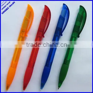 2014 Cheap New Transparent Promotional Plastic Pens for Logo, Promotional Ball Pen thumbnail-1