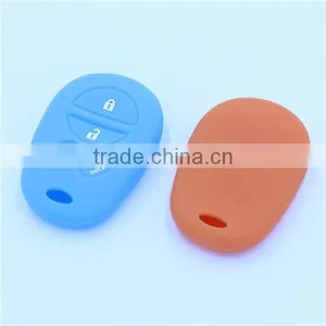 Silicone Fob Keys Jacket Fit for TOYOTA Solara Sienna Remote Key Case 4 Button thumbnail-4