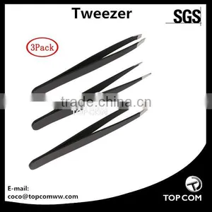 Makeup Tools Kit -- Flat,Slant and Pointed Tip Tweezers thumbnail-1