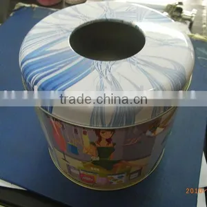 Round Tin Napkin Holder thumbnail-1